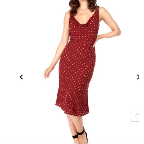 🥳NWOT Modcloth Slip Dress w/ Diamond Pattern - Picture 2 of 6